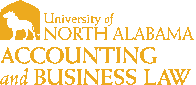 College of Business - Accounting & Business Law Logo - Gold - Version 1